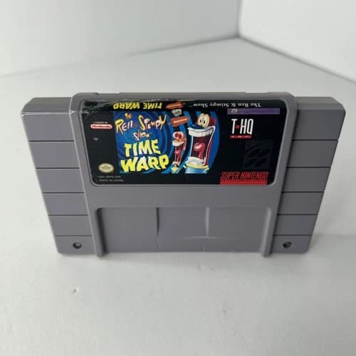The Ren and Stimpy Show: Time Warp (Super Nintendo SNES) Game Only, tested/works