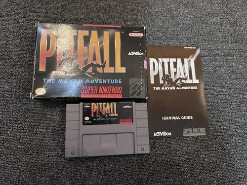 Pitfall: The Mayan Adventure Super Nintendo - Complete In Box Very Good Conditio
