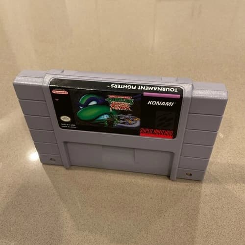Teenage Mutant Ninja Turtles Tournament Fighters Super SNES Tmnt Authentic