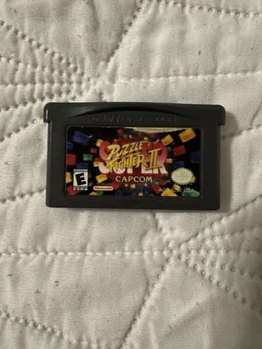 Super Puzzle Fighter II (Nintendo Game Boy Advance, GBA, 2003) Cartridge, Tested