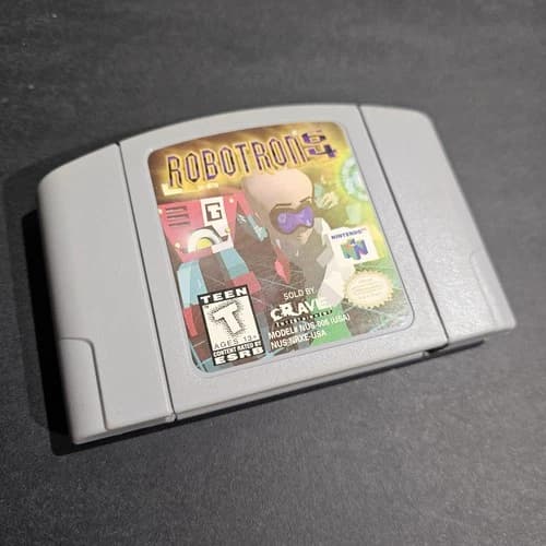 Robotron 64 (Nintendo 64, 1998) N64 CART ONLY - PINS CLEANED - TESTED