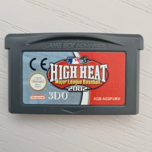 Gameboy Advance High Heat Major League Baseball - Cartridge Only - VGC