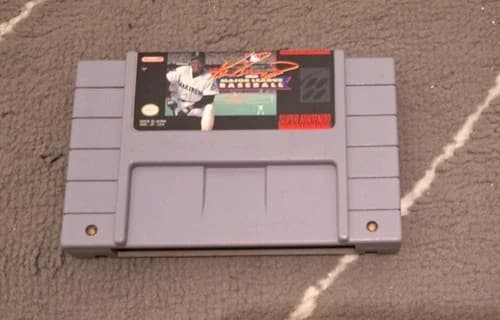 Ken Griffey Jr. Presents Major League Baseball Nintendo SNES 1994 Game