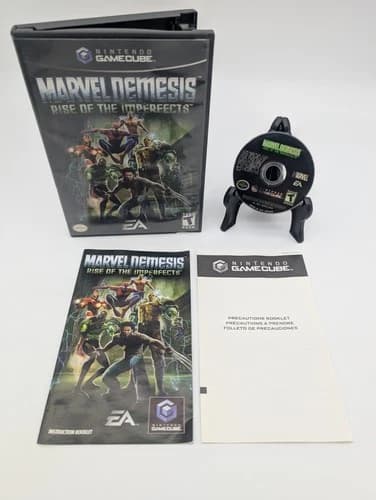 Marvel Nemesis Rise of the Imperfects (Nintendo GameCube, 2005) Complete CIB