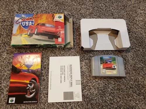 Cruis'n USA (Nintendo 64, N64 1996) - Complete with registration card