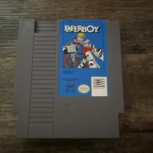 Paperboy Nintendo NES 1988 Authentic Cartridge Tested Working Cart Only Vintage