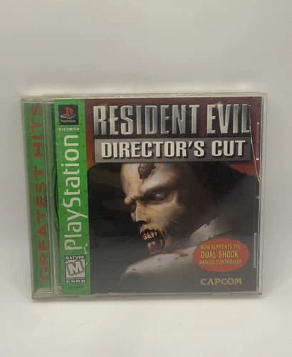 Resident Evil: Director's Cut (PlayStation Greatest Hits PS1, 1998) CIB Tested
