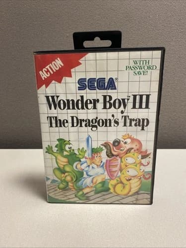 Wonder Boy III The Dragon's Trap Sega Master System Authentic