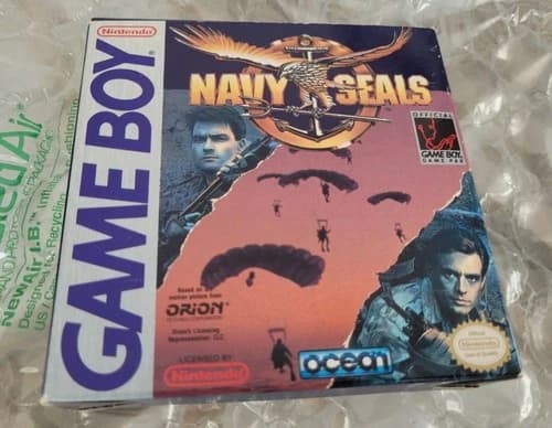 Navy Seals Nintendo Game Boy Gameboy NTSC USA Complete in Box Rare