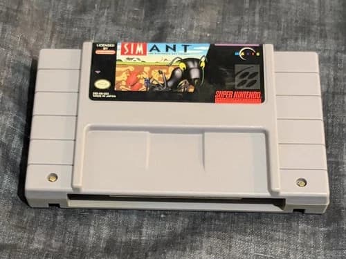 Nintendo SimAnt Super Nintendo SNES Game Cartridge NTSC-U/C (US/Canada)
