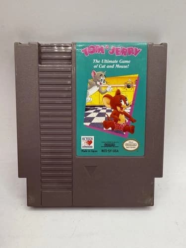 Nintendo NES - TOM & JERRY, Cartridge, 1991, TESTED, Vintage Video Game