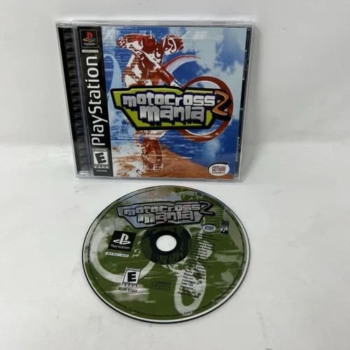 Motocross Mania 2 (Sony PlayStation 1, 2003) CIB COMPLETE NEW CASE