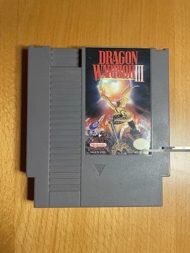Dragon Warrior III Nintendo NES 1992 Game Cartridge