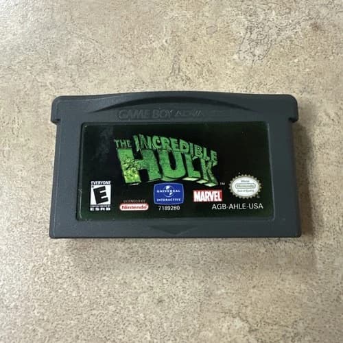 *THE INCREDIBLE HULK NINTENDO GAME BOY ADVANCE SP GBA