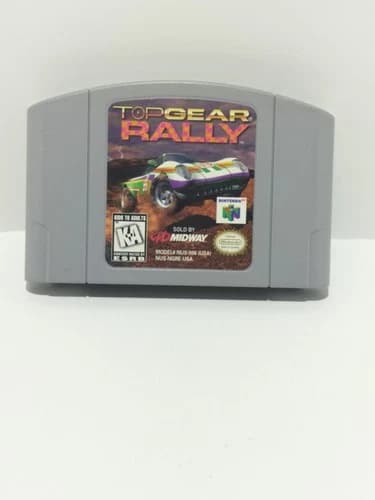 Top Gear Rally (Nintendo 64, 1997) N64 tested see vid
