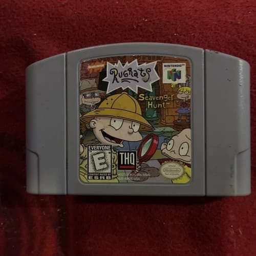N64 Rugrats Scavenger Hunt Nintendo 64 Cartridge Tested Working
