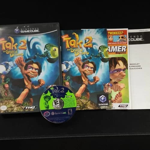 Tak 2: The Staff of Dreams (Nintendo GameCube, 2004) CIB W/ Manual Tested