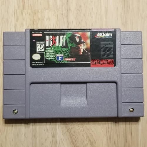 Frank Thomas Big Hurt Baseball SNES Cartridge Authentic and works.