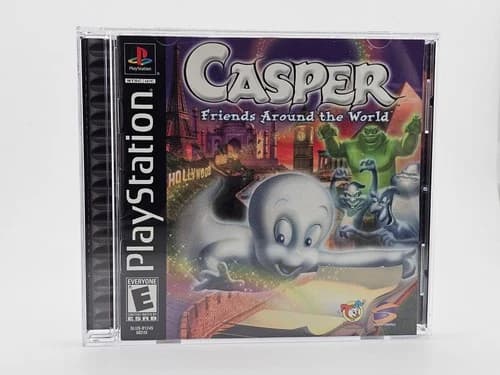 Sony Playstation 1 PS1 Casper Friends Around The World CIB Cleaned & Tested