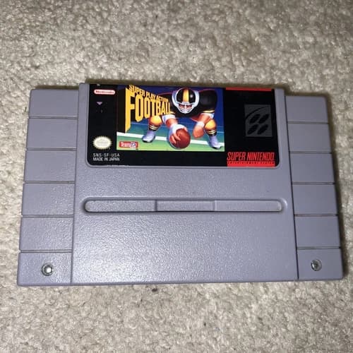 Super Nintendo SNES Super Play Action Football EA Sports Cartridge NFL
