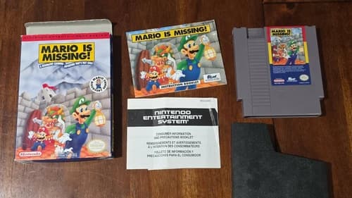 Nintendo Mario is Missing (Nintendo NES) Complete in Box