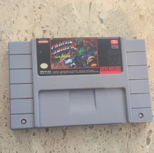 Captain America and The Avengers (SNES, 1993) - Authentic and Tested