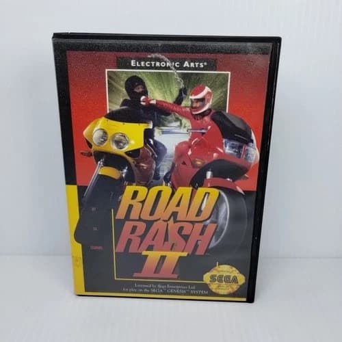 Road Rash II (Sega Genesis, 1992) - CIB - Tested - Free Shipping
