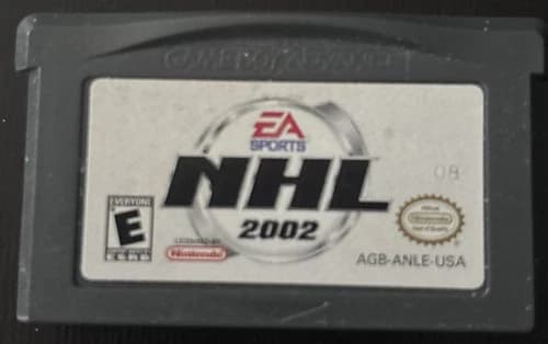 EA Sports NHL 2002 Hockey Nintendo Game Boy Advance GBA Tested