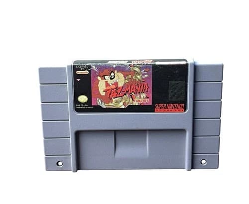 Taz-Mania SNES Cartridge Super Nintendo 1993 Cartridge Only TESTED WORKS