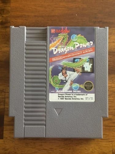Dragon Power Nintendo NES Cleaned/Tested