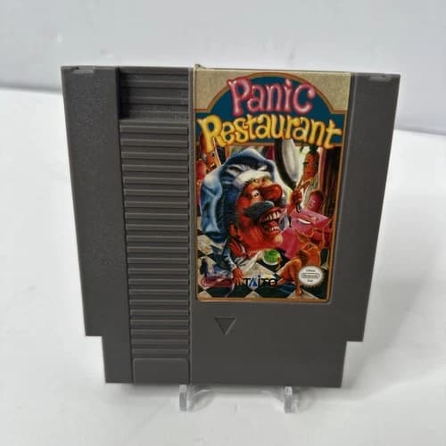 Panic Restaurant Game Cart Nintendo NES Working Game Cartridge *READ*