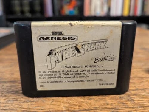 Fire Shark (Sega Genesis, 1990) - Cartridge Only - Tested WORKS