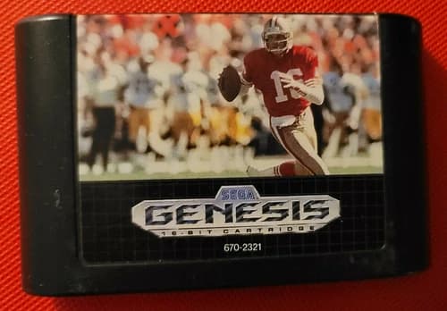 JOE MONTANA SPORTS TALK NFL FOOTBALL '93 SEGA GENESIS CARTRIDGE ONLY - 670-2321