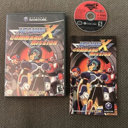 Megaman Mega Man X Command Mission Nintendo GameCube Complete CIB W Manual