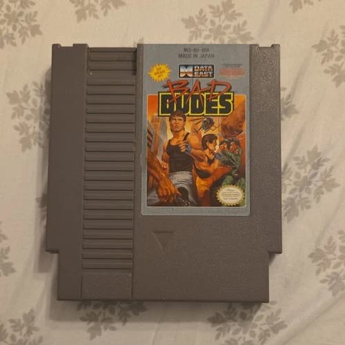 Data East Bad Dudes NES Action Adventure Game Cartridge Top Arcade Hit NTSC-U/C