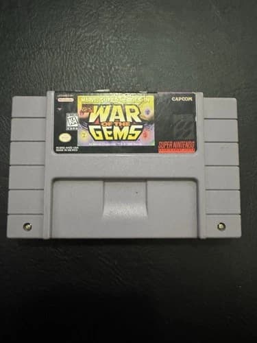 Marvel Super Heroes: War of the Gems - Super Nintendo - SNES Game Cartridge