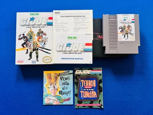 G.I. Joe GI Real American Hero NES Nintendo CIB Complete