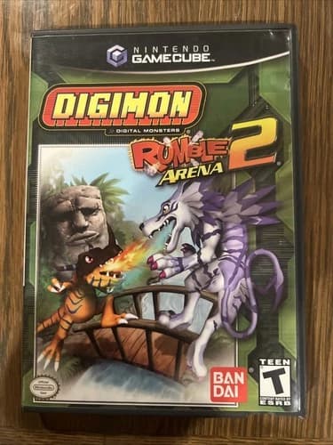 Digimon Rumble Arena 2 (Nintendo GameCube, 2004) Tested - Nice Disc!