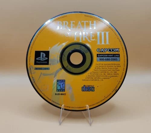 Breath of Fire III 3 (PS1 PlayStation 1 1998) -DISC ONLY-TESTED