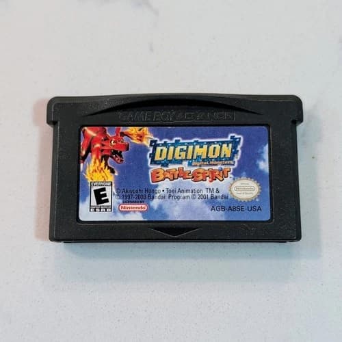 Digimon: BattleSpirit (Nintendo Game Boy Advance, 2003) GBA - Tested & Working