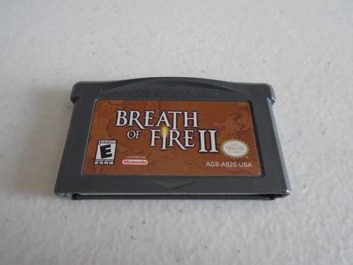 Breath of Fire II (2) ☆☆ Authentic Nintendo Game Boy Advance