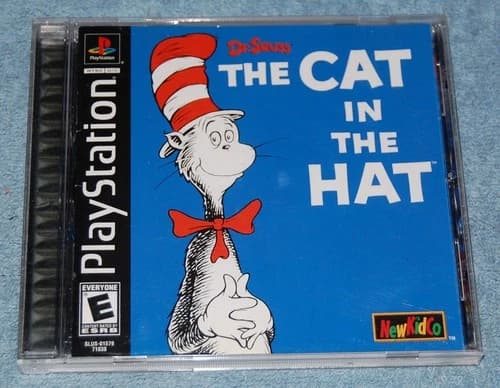 Dr. Seuss The Cat In The Hat Sony Playstation 1 Game, Complete Tested Cleaned