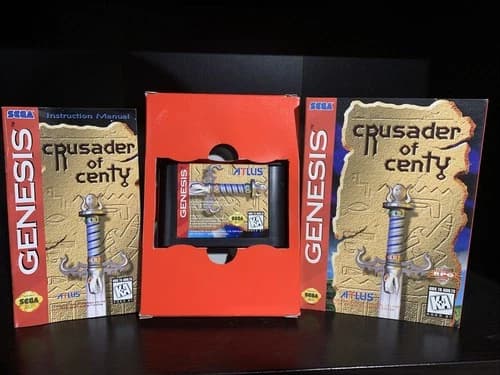Crusader of Centy (Sega Genesis, 1994) CIB With Manual!
