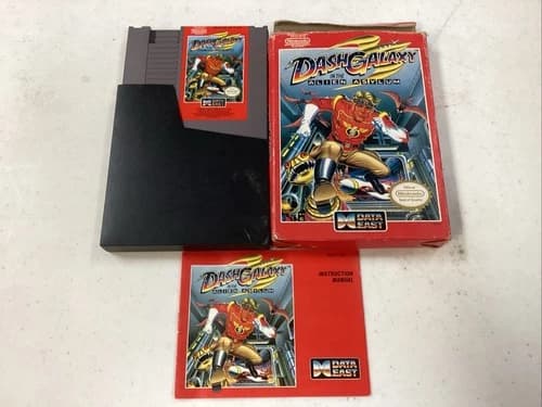 Dash Galaxy in the Alien Asylum (NES, 1990) CIB Manual Tested