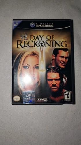 WWE Day of Reckoning Nintendo GameCube 2005 Complete CIB Tested Working
