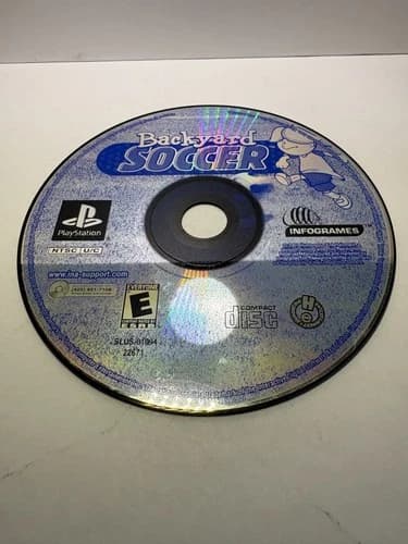 backyard soccer Playstation 1 PS1 Working Disk only (untracked)