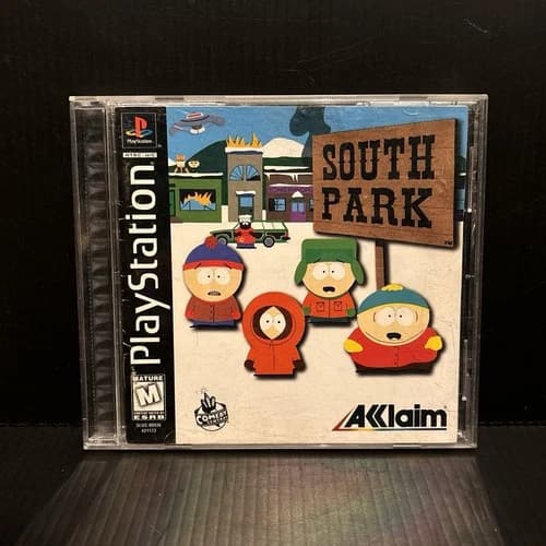 South Park (1999) PS1 CIB Complete PlayStation Video Game Acclaim Comedy Central