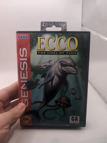 Ecco The Tides of Time Sega Genesis Complete in Box