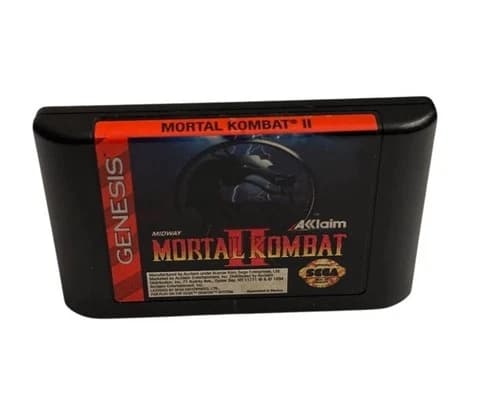 Mortal Kombat 2 Sega Genesis. Cart Only. Tested and Working /SHIPS FREE