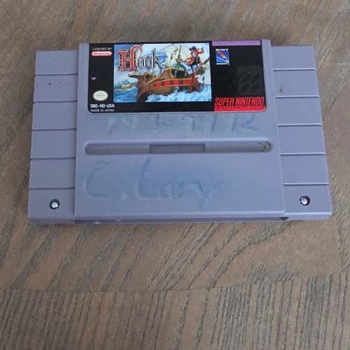Hook SUPER NES 1991 Game Cartridge Only Tested